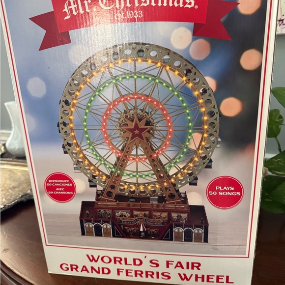 Musical Ferris Wheel Holiday Decor - Picture 2 of 3